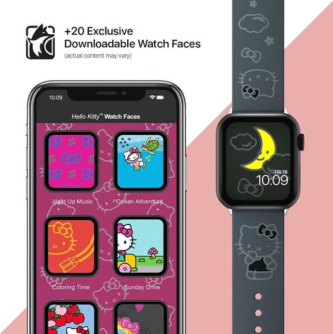 Hello Kitty Smartwatch Band - Officially Licensed, Compatible with Apple Watch (not Included) in Kuwait