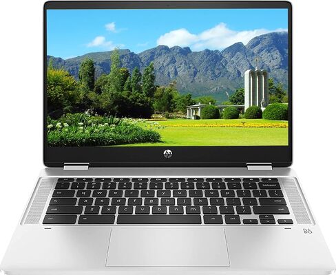 HP 2023 Chromebook 2 في 1 قابل للتحويل، شاشة لمس HD IPS مقاس 14 بوصة، معالج Intel Pentium يصل إلى 3.30 جيجا هرتز، ذاكرة الوصول العشوائي 8 جيجا، 128 جيجا SSD، الجيل السادس فائق السرعة من WiFi، نظام تشغيل Chrome (متجدد) in Saudi Arabia