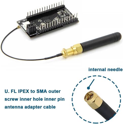 5 مجموعات IPEX إلى SMA محول هوائي SMA مستقيم ذكر قضيب هوائي U.FL IPEX إلى SMA موصل هوائي الملحقات لمراقبة الأمن الهاتف in Kuwait