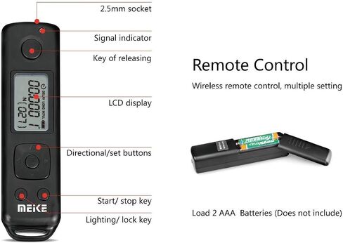 حزمة طاقة بمقبض بطارية للتصوير العمودي من Meike MK-A6300 Pro مع جهاز تحكم عن بعد لاسلكي 100 متر 2.4 جيجا هرتز لكاميرا Sony A6300 A6000 in Saudi Arabia