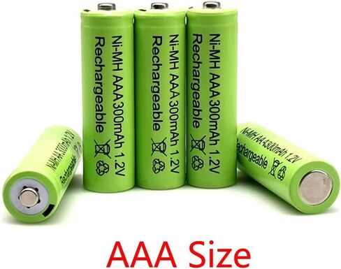 FULIN 1.2v AAA 300mAh Ni-MH بطاريات قابلة للشحن للأضواء الشمسية in Kuwait