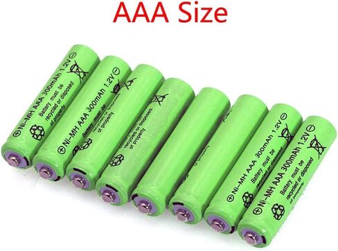 FULIN 1.2v AAA 300mAh Ni-MH بطاريات قابلة للشحن للأضواء الشمسية in Kuwait