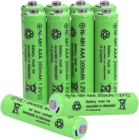 FULIN 1.2v AAA 300mAh Ni-MH بطاريات قابلة للشحن للأضواء الشمسية in Kuwait