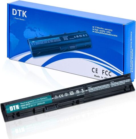 DTK RI04 805294-001 Replacement Laptop Battery for HP Envy 15 ProBook 450 455 470 G3 Series RI06XL HSTNN-DB7B HSTNN-PB6Q HSTNN-Q94C HSTNN-Q95C HSTNN-Q97C (14.8V 2500mAh 4-Cell) in Saudi Arabia