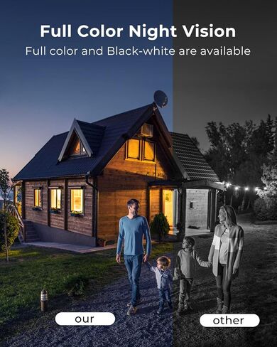 K&F Concept 4G LTE Cellular Security Camera with SD & SIM Card, No WiFi Security Camera with 2K Color Night Vision, 360°View, PIR Motion Sensor, 2 Way Talk, Cloud/SD Storage in Saudi Arabia