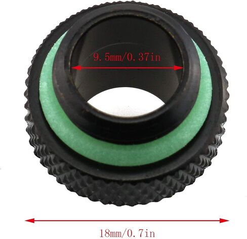E-outstanding 2pcs G1/4 Male to Male Extender Fittings Double Male Thread Connectors For Water Cooling System in Saudi Arabia
