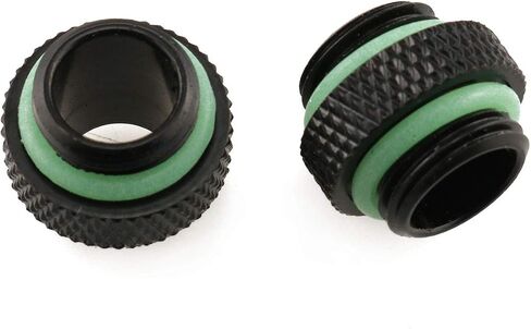 E-outstanding 2pcs G1/4 Male to Male Extender Fittings Double Male Thread Connectors For Water Cooling System in Saudi Arabia
