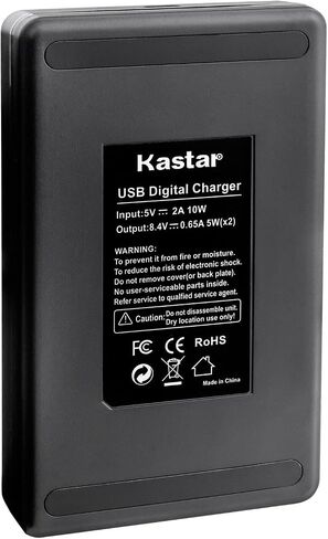 Kastar LP-E6 LP-E6NH LKD2 USB Battery Charger Replacement for Blackmagic Pocket Cinema Camera 4K, Blackmagic Pocket Cinema Camera 6K, Z CAM E2C Professional 4K Cinema Camera in Saudi Arabia