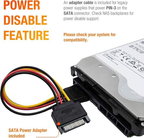 Western Digital 12TB Ultrastar DC HC520 SATA HDD - 7200 RPM Class, SATA 6 Gb/s, 256MB Cache, 3.5" - HUH721212ALE604 (Renewed) in Saudi Arabia