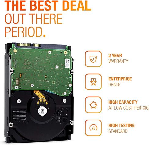 Western Digital 12TB Ultrastar DC HC520 SATA HDD - 7200 RPM Class, SATA 6 Gb/s, 256MB Cache, 3.5" - HUH721212ALE604 (Renewed) in Saudi Arabia