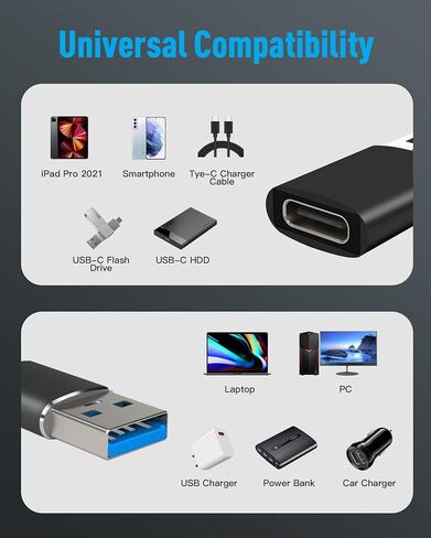 Lightning to USB C Adapter (2Pack) & USB Adapter (2 Pack) in Saudi Arabia
