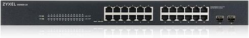 ZyXEL 24-Port Gigabit Ethernet Smart Managed Switch Switch - تصميم بدون مروحة [GS1900-24] in Kuwait