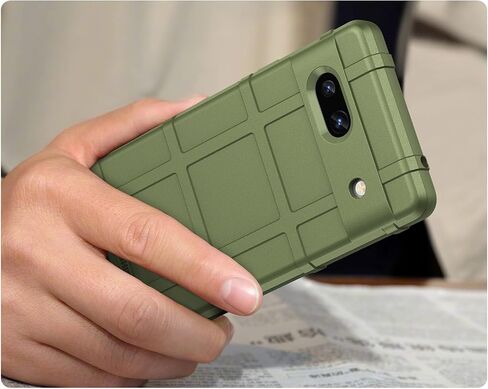 Case with Clip for Google Pixel 7a Phone (2023), Nakedcellphone Special Ops Tactical Armor Rugged Shield Protective Cover and [Rotating Ratchet] Belt Clip Holster [Matte Grip Texture] - Black in Kuwait