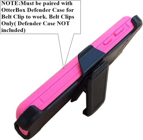 قطعتان من حافظة مشبك الحزام البديلة المتوافقة مع حافظة سلسلة OtterBox Defender لهاتف Samsung Galaxy Note 10+/Note 10 Plus (6.8 بوصات) in Kuwait