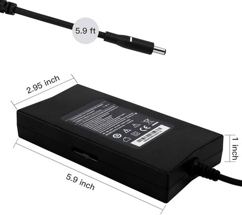 130W 19.5V 6.7A نصيحة 4.5 ملم محول تيار متردد شاحن لأجهزة Dell Precision M3800 5510 5520 5530 XPS 15 9530 9550 9560 9570 كمبيوتر محمول P/N: DA130PM130 HA130PM130 6TTY6 0RN7NW 0V363H 332-1892 ADP-130EB با in Kuwait