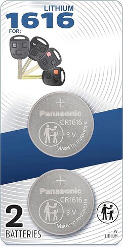(2 Pack) CR1616 1616 Lexus Remote Key Fob Replacement Original OEM (Bundle with Remote Pry Tool) fits ES300 GS300 GS400 GS430 GX470 etc. for Keyless Entry Smart Key Remote Fobs in Kuwait