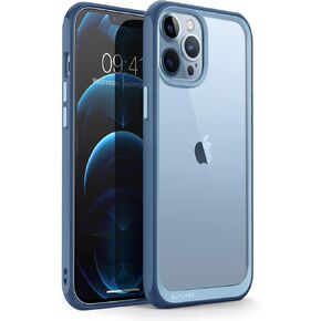 SUPCASE Unicorn Beetle Style Series Case for iPhone 13 Pro Max (2021 Release) 6.7 Inch, Premium Hybrid Protective Clear Case (Azure)