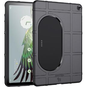 Case for Google Pixel Tablet (2023), Nakedcellphone Special Ops Tactical Armor Rugged Shield Protective Cover [Anti-Fingerprint, Matte Grip Texture, Dock Compatible] - Storm Gray in Saudi Arabia