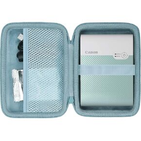 co2CREA Hard Case for Canon Ivy 2 CLIQ+ CLIQ 2 Instant Camera Printer | Shockproof Travel Storage Bag with Mesh Pocket & Hand Strap, Portable EVA Carrying Box, Sapphire Blue in Saudi Arabia