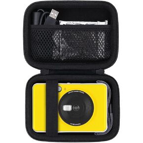 co2CREA Hard Case Replacement for Canon Ivy 2 Mobile Mini Ivy CLIQ CLIQ+ CLIQ 2 CLIQ+ 2 Instant Camera Printer Wireless Bluetooth Photo Printer, Bumblebee Yellow Case