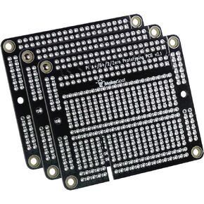 لوحة النماذج الأولية للوحة التجارب MakerSpot RPi Raspberry Pi 2 Pi 3 A+ B+ Proto PCB (عبوة واحدة) in Kuwait