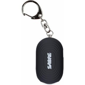 SABRE 2-in-1 Personal Alarm with LED Light, 130dB Personal Safety Siren, Snap Hook for Instant Access, 1,250 Foot (381 Meters) Range, Compact Design for Easy Attachment to Purse, Bag, or Keys in Kuwait