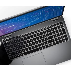 غطاء لوحة المفاتيح لجهاز Dell Latitude 5540 5530 5531 5520 5521، Precision 3580 3581 3560 3570 3561 3571 الكمبيوتر المحمول، Dell Latitude 5520 5530 5540 واقي لوحة المفاتيح (شفاف)