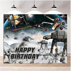 خلفية خارجية للفضاء المجرة الحروب التصوير الفوتوغرافي نجوم السوداء خلفيات الخيال العلمي صور الأطفال الأولاد ديكورات عيد الميلاد لافتة طاولة الكعكة 5x3 أقدام in Kuwait