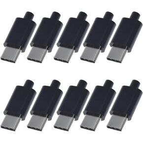 10PCS USB 3.1 Type C Connector 24 Pins Male Female Plug Socket in Saudi Arabia