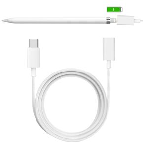 for Apple Pencil Charger 3.3FT 1Pack Apple Pencil 1st Generation | 20 Mins Full Charge for Apple Pencil 1st Generation,USB C Male to Lightning Female in Kuwait