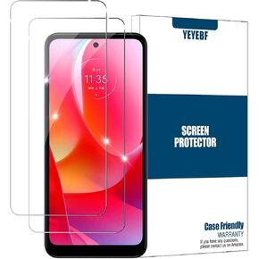 YEYEBF Moto G Power 2022 واقي شاشة من الزجاج المقوى، [عبوة من قطعتين] [مضاد للخدش] [زجاج ثلاثي الأبعاد] [صديق للحافظة] واقي شاشة in Kuwait