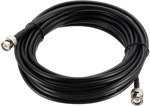 uxcell BNC Male to BNC Male Coax Cable RG58 Low Loss RF Coaxial Cable 50 Ohm 25 Ft in Saudi Arabia