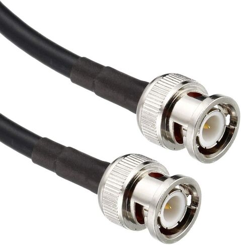 uxcell BNC Male to BNC Male Coax Cable RG58 Low Loss RF Coaxial Cable 50 Ohm 25 Ft in Saudi Arabia