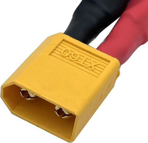 XT60 Parallel Battery Connector Male/Female Cable Extension Y Splitter 3-Way 14AWG Silicone Wire for RC Battery Motor (1 Male to 3 Female) in Saudi Arabia