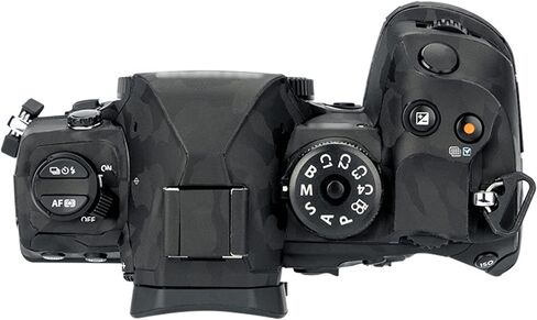 Kiorafoto OM-1 Skin，Anti-Scratch Anti-Wear Camera Cover Protector Sticker for Olympus OM SYSYEM OM-1 OM1 Camera Body Protective Film Protection - Camouflage Black in Saudi Arabia
