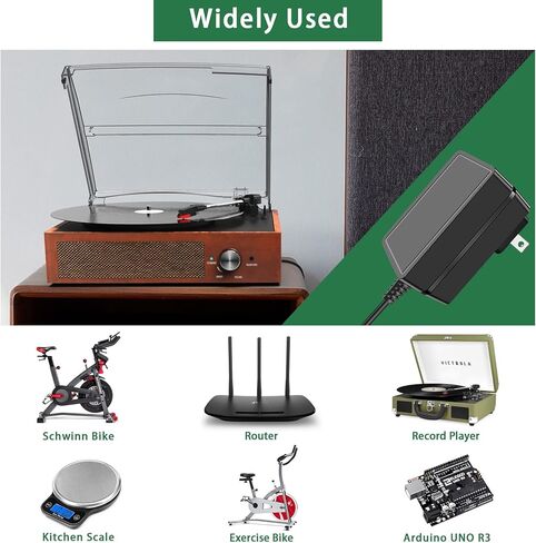 9V 1500mA DC Power Supply 110-240V 9Volt 1.5A AC Adapter 13.5W Wall Transformer Charger DC Jack Center Positive with 5 Selectable Adapter Plugs in Kuwait