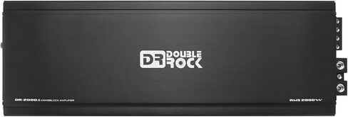 مضخم صوت DR-1200.1 من DR Double Rock RMS 1200 وات من الفئة D مضخم صوت أحادي الكتلة للسيارة مع التحكم في مستوى مقبض الجهير عن بعد بقدرة 1200 وات أمبير ومضخم صوت ثابت وقناة واحدة موسفيت مضخمة in Kuwait