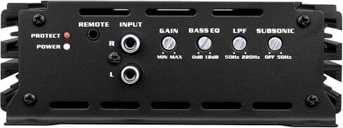 مضخم صوت DR-1200.1 من DR Double Rock RMS 1200 وات من الفئة D مضخم صوت أحادي الكتلة للسيارة مع التحكم في مستوى مقبض الجهير عن بعد بقدرة 1200 وات أمبير ومضخم صوت ثابت وقناة واحدة موسفيت مضخمة in Kuwait