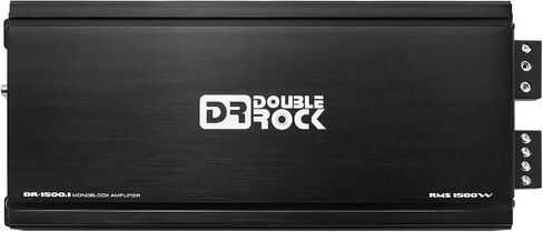 مضخم صوت DR-1200.1 من DR Double Rock RMS 1200 وات من الفئة D مضخم صوت أحادي الكتلة للسيارة مع التحكم في مستوى مقبض الجهير عن بعد بقدرة 1200 وات أمبير ومضخم صوت ثابت وقناة واحدة موسفيت مضخمة in Kuwait
