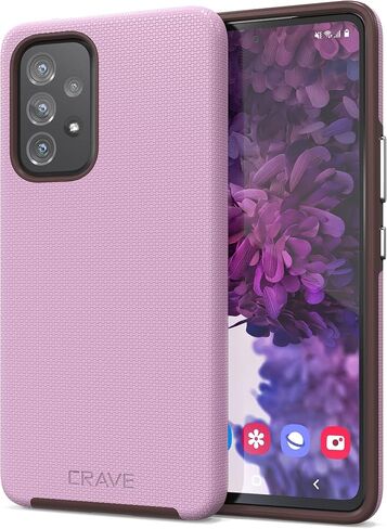 حافظة Crave Dual Guard لهاتف Samsung Galaxy A53، حافظة طبقة حماية مقاومة للصدمات 5G - أخضر غابة in Kuwait