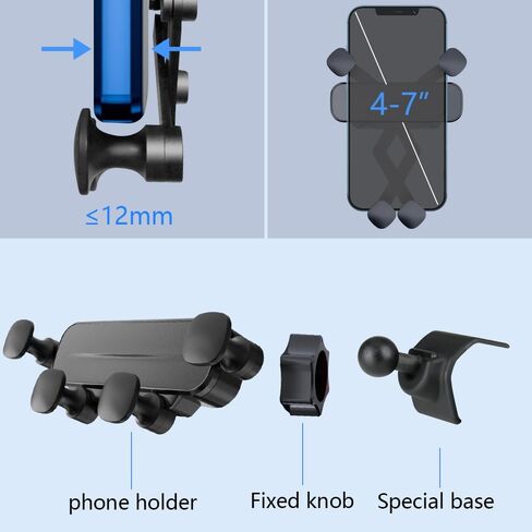 LUNQIN Car Phone Holder Mount for Toyota Tacoma 2016 2017 2018 2019 2020 2021 2022 2023 Auto Accessories Interior Decoration Mobile Cell Smartphone Bracket in Saudi Arabia