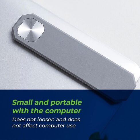 حامل هاتف الكمبيوتر المحمول، حامل كمبيوتر محمول قابل للتعديل، مشبك تثبيت جانبي للكمبيوتر المحمول، حامل هاتف ذكي محمول نحيف، حامل توسيع شاشة الكمبيوتر، حامل هاتف مغناطيسي، حامل هاتف للكمبيوتر المحمول أسود in Kuwait