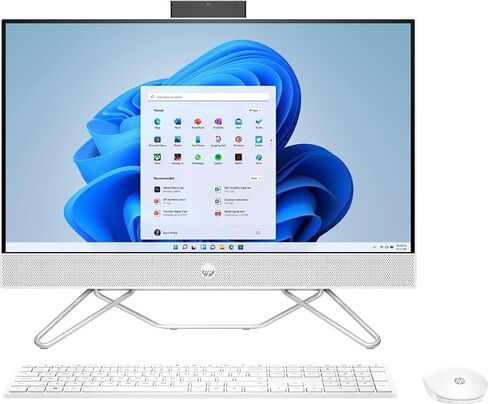 HP 24-inch All-in-One Touchscreen Desktop, 12th Intel Core i5-1235U (Up to 4.4 GHz), 16 GB RAM, 1TB SSD, Windows 11 Home (White) in Saudi Arabia