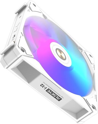 ALSEYE i12 PC Case Fan, Snap-in Connection Structure Wireless ARGB & PWM Case Fan in Saudi Arabia