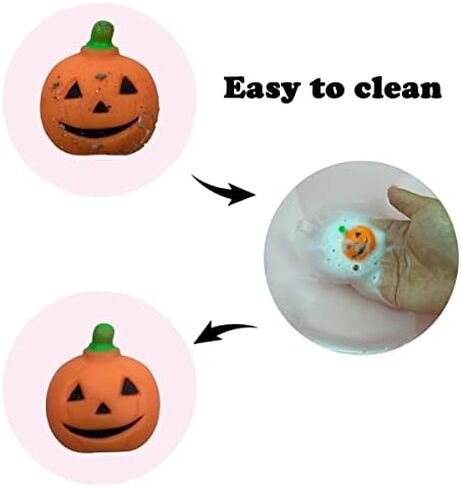 Anditoy 100 PCS Halloween Mochi Squishy Toys Squishies for Kids Girls Boys Halloween Party Favors Halloween Treat Bags Gifts in Saudi Arabia