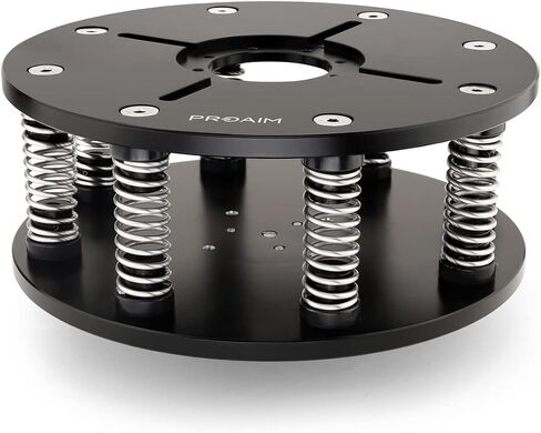 Proaim Spring-Cam Mitchell Vibration Isolator w Castle Lock for Gimbal, Tripod, Hi-Hat, Slider & Dolly. Massive 5-50kg/11-110lb Payload. Absorbs Strong Shocks. Castle Lock w Adjustment Key(VI-SPCM-01) in Saudi Arabia