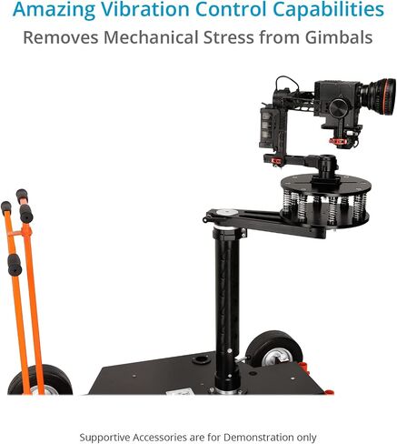 Proaim Spring-Cam Mitchell Vibration Isolator w Castle Lock for Gimbal, Tripod, Hi-Hat, Slider & Dolly. Massive 5-50kg/11-110lb Payload. Absorbs Strong Shocks. Castle Lock w Adjustment Key(VI-SPCM-01) in Saudi Arabia