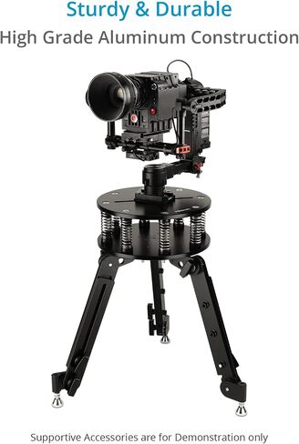 Proaim Spring-Cam Mitchell Vibration Isolator w Castle Lock for Gimbal, Tripod, Hi-Hat, Slider & Dolly. Massive 5-50kg/11-110lb Payload. Absorbs Strong Shocks. Castle Lock w Adjustment Key(VI-SPCM-01) in Saudi Arabia
