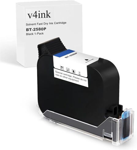 خرطوشة حبر v4ink الأصلية سريعة الجفاف BT-2583P متوافقة مع طابعة BENTSAI النافثة للحبر المحمولة BT-HH6105B2 BT-HH6105B3 (أصفر، عبوة واحدة) in Kuwait