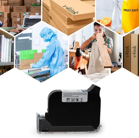 خرطوشة حبر v4ink الأصلية سريعة الجفاف BT-2583P متوافقة مع طابعة BENTSAI النافثة للحبر المحمولة BT-HH6105B2 BT-HH6105B3 (أصفر، عبوة واحدة) in Kuwait